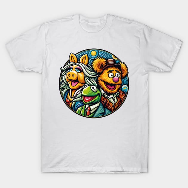 Muppet Christmas Carol T-Shirt by Franstyas